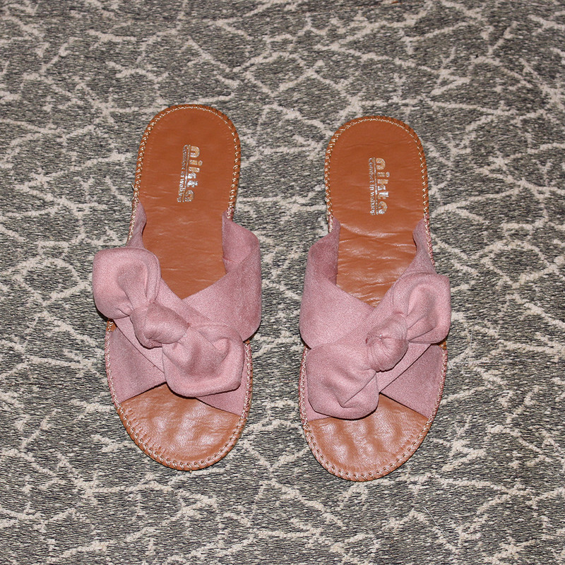 صندل زنانه نیکتا مدل پاپیون کد 708KLBS