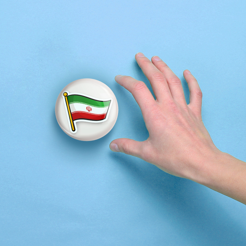 آینه جیبی خندالو مدل پرچم ایران کد 23937