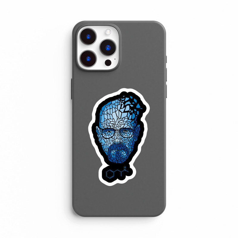 استیکر لپ تاپ و موبایل بووم طرح سریال Breaking Bad مدل Crystal Blue کد WR20