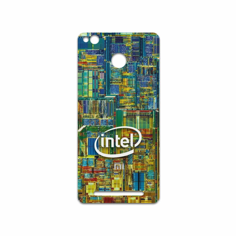 برچسب پوششی ماهوت مدل Intel Brand مناسب برای گوشی موبایل شیائومی Redmi 3 Pro