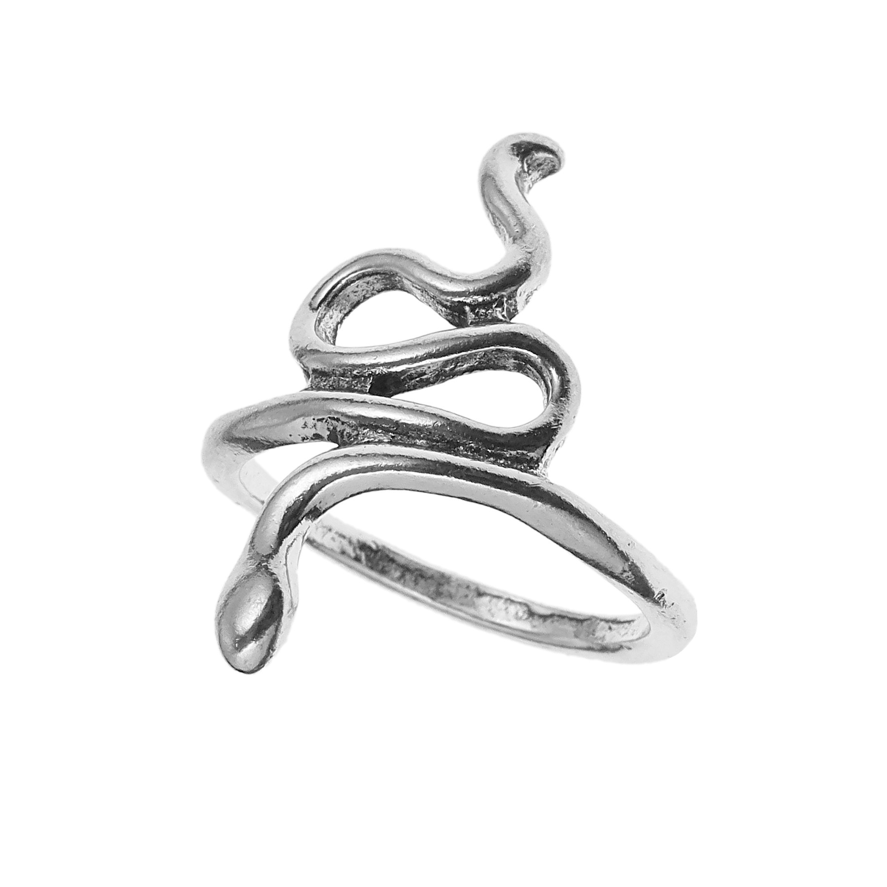 انگشتر زنانه مدل مار اسپرت کد 47893220 مجموعه 4 عددی