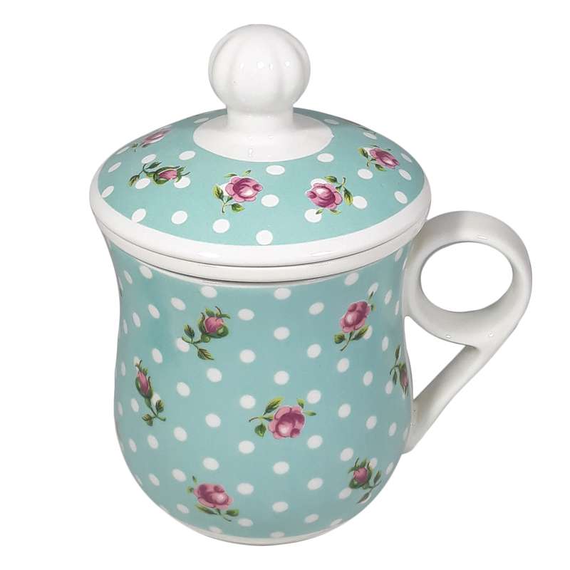 لیوان دمنوش ساز طرح گل مدل TH-380