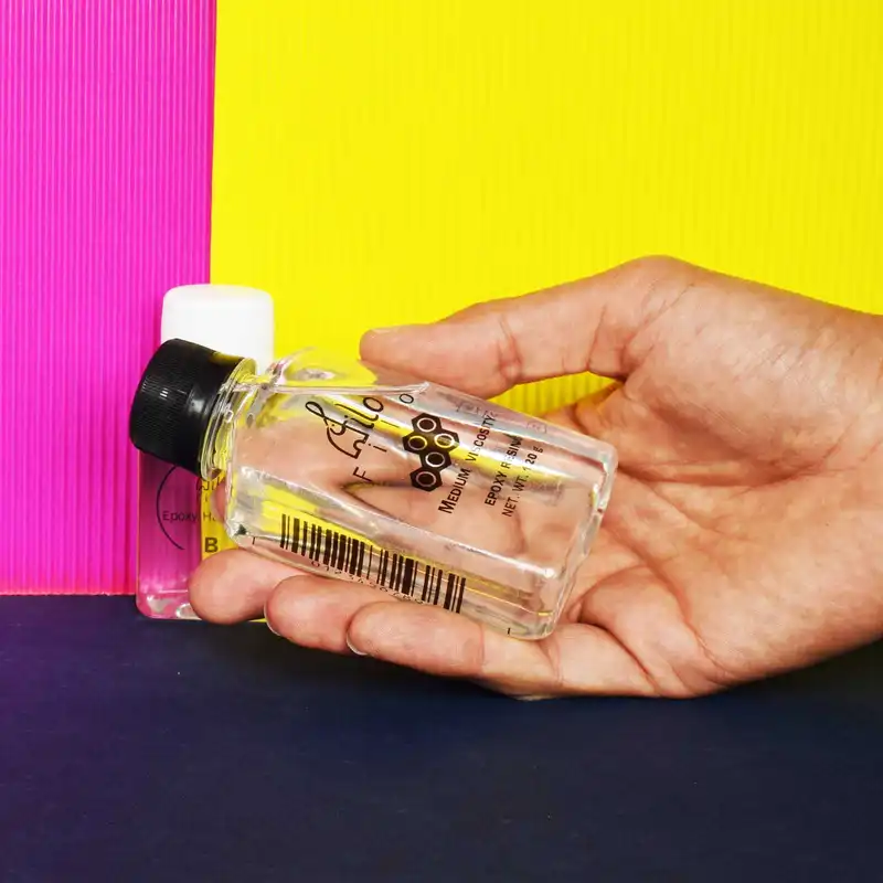 رزین اپوکسی فیلو مدل MV208 حجم 180 میلی لیتر به همراه هاردنر