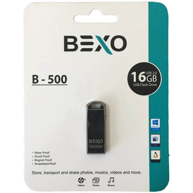 فلش مموری بکسو مدل B-500 ظرفیت 16 گیگابایت