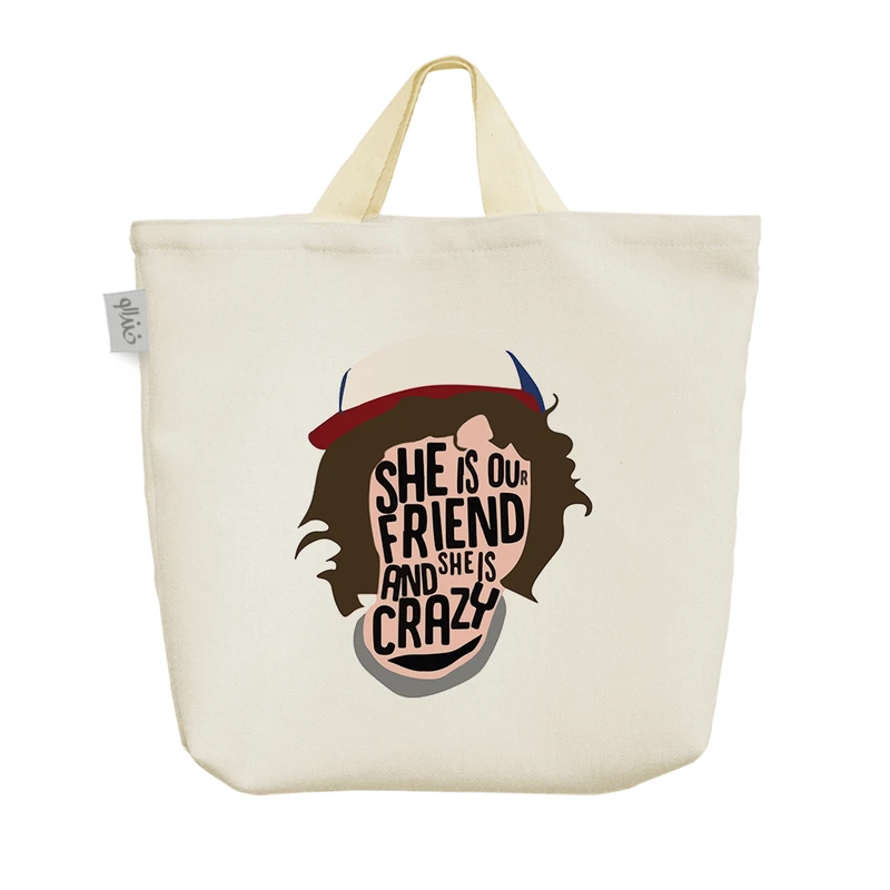 ساک خرید خندالو مدل (Stranger Things) داستین کد 9921