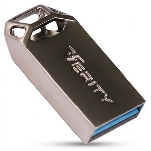 فلش مموری وریتی مدل V-819 ظرفیت 16 گیگابایت بند انگشتی با بدنه فلزی، رابط USB 2.0 و سرعت انتقال 30 مگابایت بر ثانیه، سازگار با کامپیوتر، لپ‌تاپ، موبایل، تبلت و تلویزیون