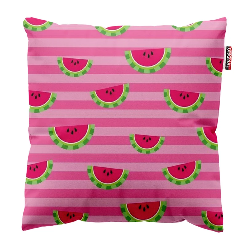  کوسن پاد آفرین طرح هندونه سایز 30*30 سانتی متر کد 933