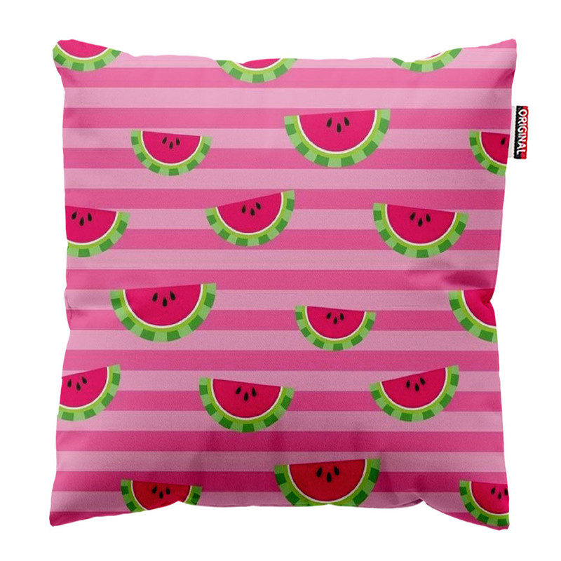  کوسن پاد آفرین طرح هندونه سایز 30*30 سانتی متر کد 933