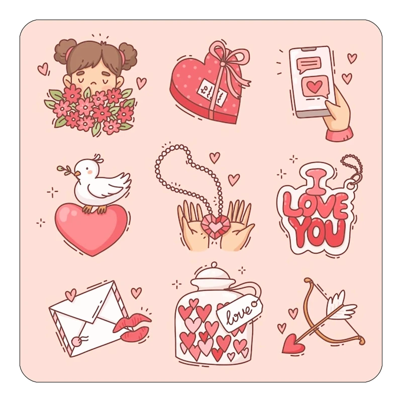 مگنت کاکتی طرح عاشقانه مدل mp38170