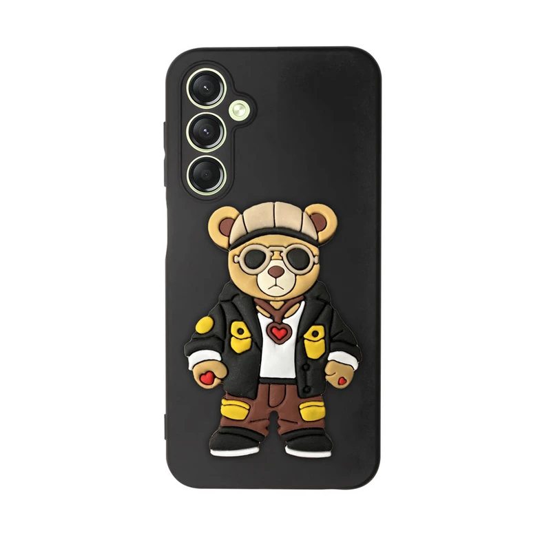 کاور قاب گارد مدل پسرانه طرح خرس مناسب برای گوشی موبایل سامسونگ Galaxy s23 fe