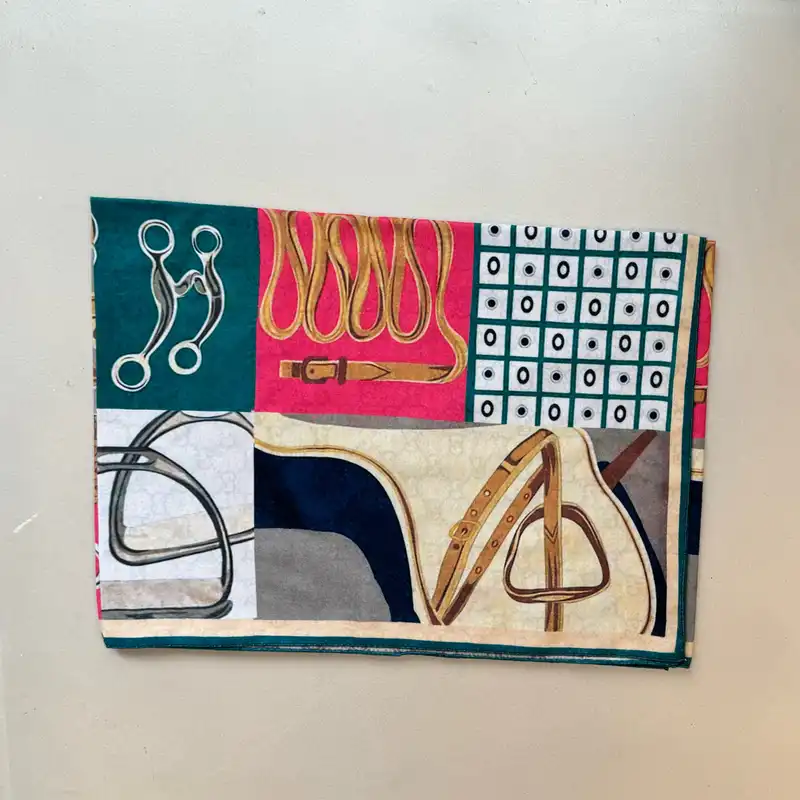 شال زنانه مدل موهر پاییزی زمستانه اسپرت مهمانی چهارخانه فانتزی طرح کمربندی کد 18