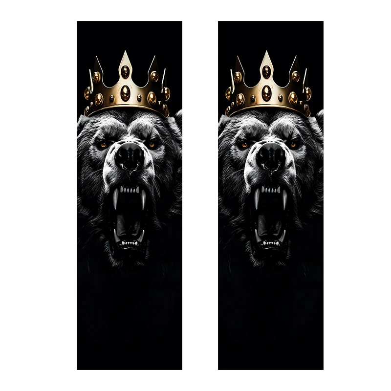 برچسب ستون خودرو توییجین و موییجین طرح خرس کد 01 بسته 2 عددی