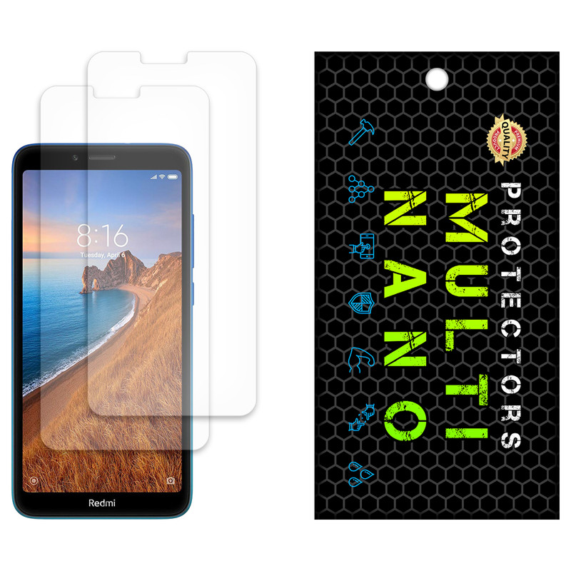 محافظ صفحه نمایش مات مولتی نانو مدل X-S2M مناسب برای گوشی موبایل شیائومی Redmi 7A بسته دو عددی