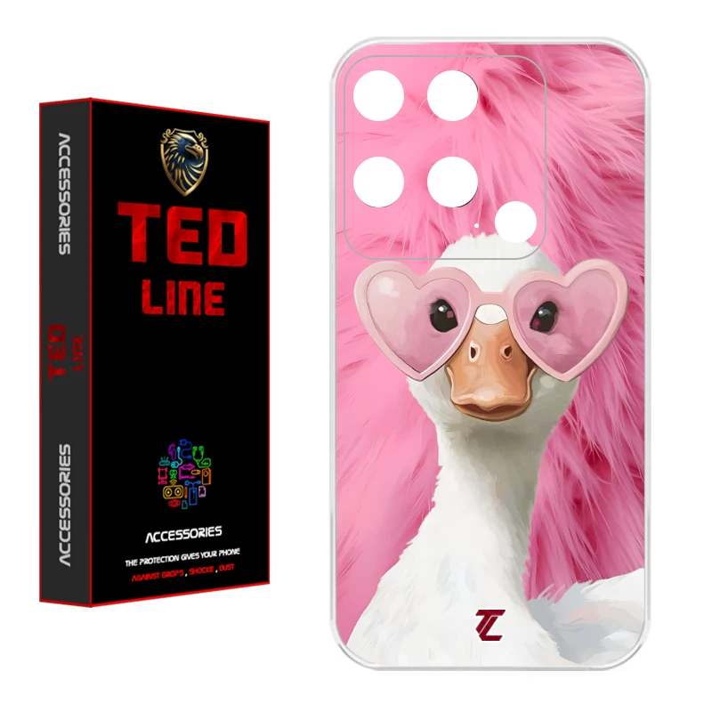 کاور تدلاین طرح اردک کد 1166 مناسب برای گوشی موبایل شیائومی Redmi 10C / Poco C40