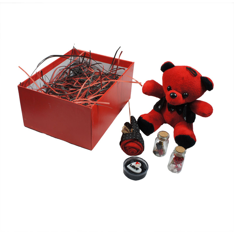 ست هدیه روز عشق مدل خرس کد TAN مجموعه 7 عددی