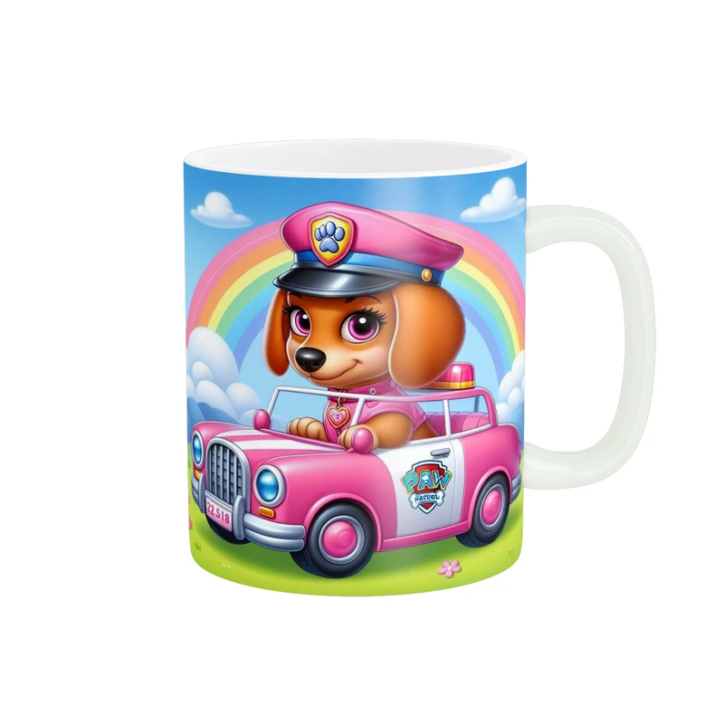 ماگ پادآفرین مدل کارتونی طرح سگ های نگهبان کد p9160