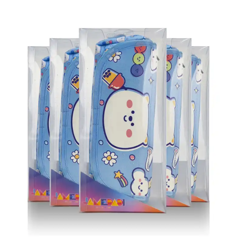 جامدادی مدل برزنتی سه زیپ طرح خرسی