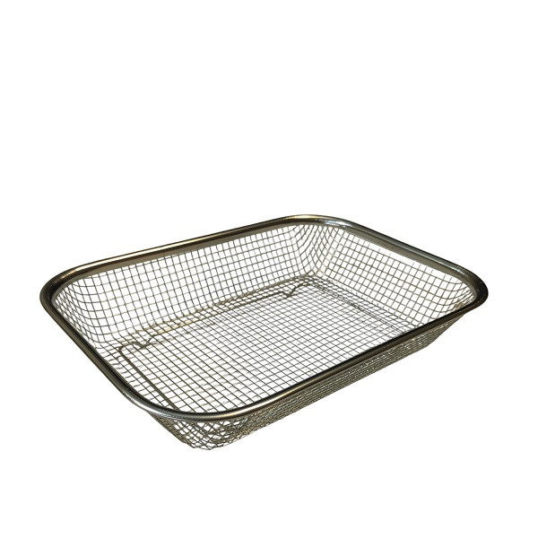 سبد آشپزخانه مدل stanless_steel_draing basket_L