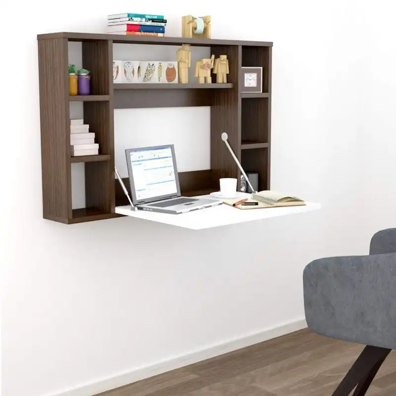 میز تحریر دیواری طرح تاشو مدل ima_923