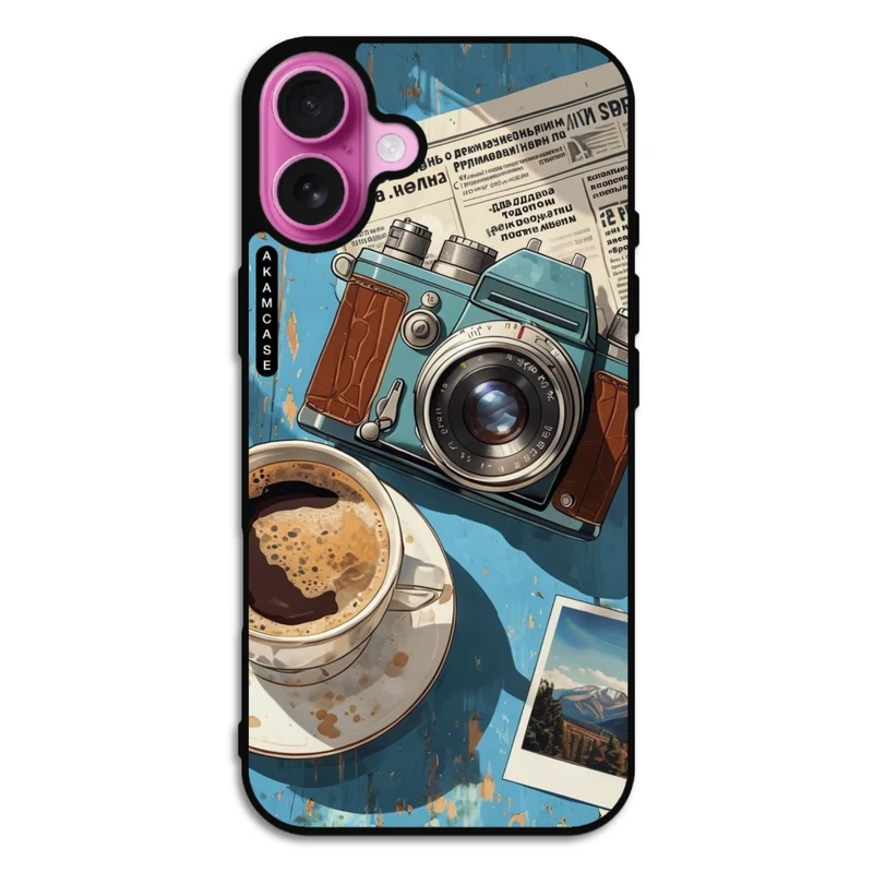 کاور آکام مدل AMC-WA16PLUS-COFFEE-1 مناسب برای گوشی موبایل اپل iPhone 16 Plus