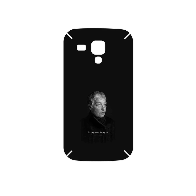 برچسب پوششی ماهوت مدل Portrait of a European Woman مناسب برای گوشی موبایل سامسونگ Galaxy S Duos GT S7562