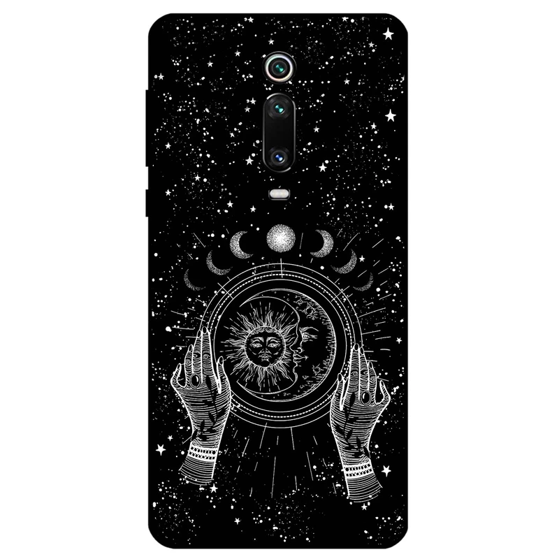 کاور مگافون طرح ماه و خورشید مدل 1892 مناسب برای گوشی موبایل شیائومی Redmi K20 / K20 Pro / K20 Pro Premium