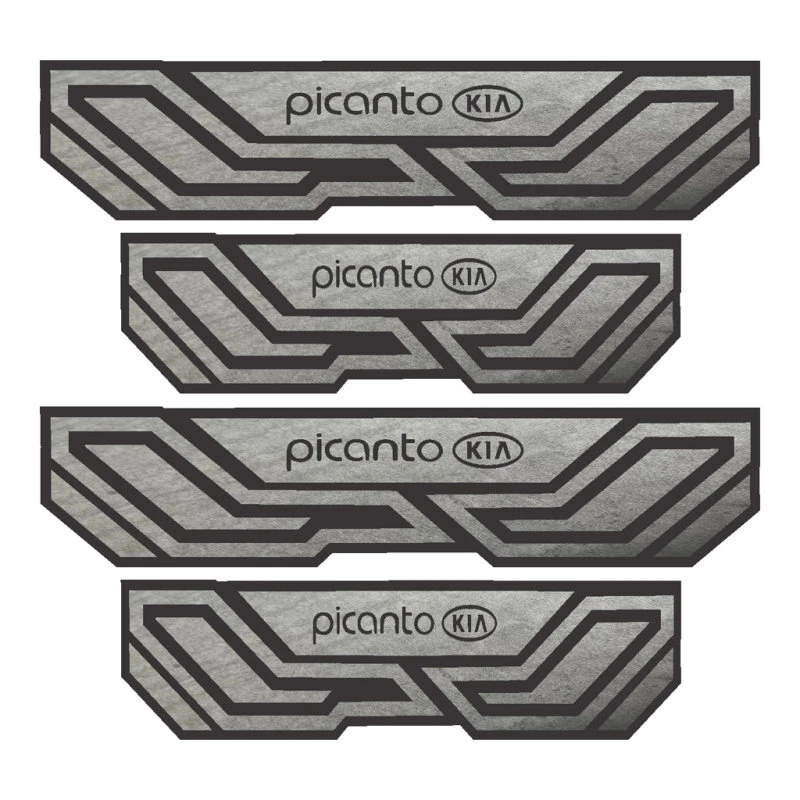 برچسب بدنه پارکابی شیپرس کد SP034 مناسب برای کیا پیکانتو بسته 4 عددی