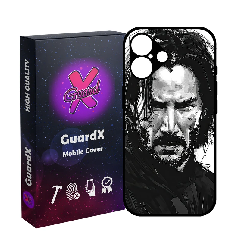 کاور گارد ایکس طرح جان ویک مدل 10754 مناسب برای گوشی موبایل اپل iPhone 16