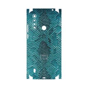 MAHOOT Blue Snake Skin-FullSkin Cover Sticker for Motorola Moto G8 Power Lite