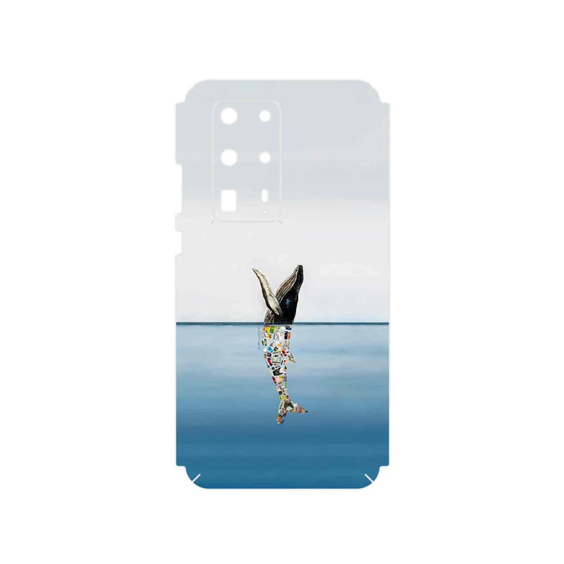 برچسب پوششی ماهوت مدل Collage of Sea Trash مناسب برای گوشی موبایل هوآوی P40 Pro Plus