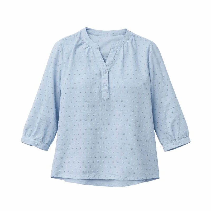 بلوز آستین بلند یقه هفت زنانه مدل 6329