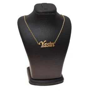 گردنبند زنانه مدل اسم یاسین