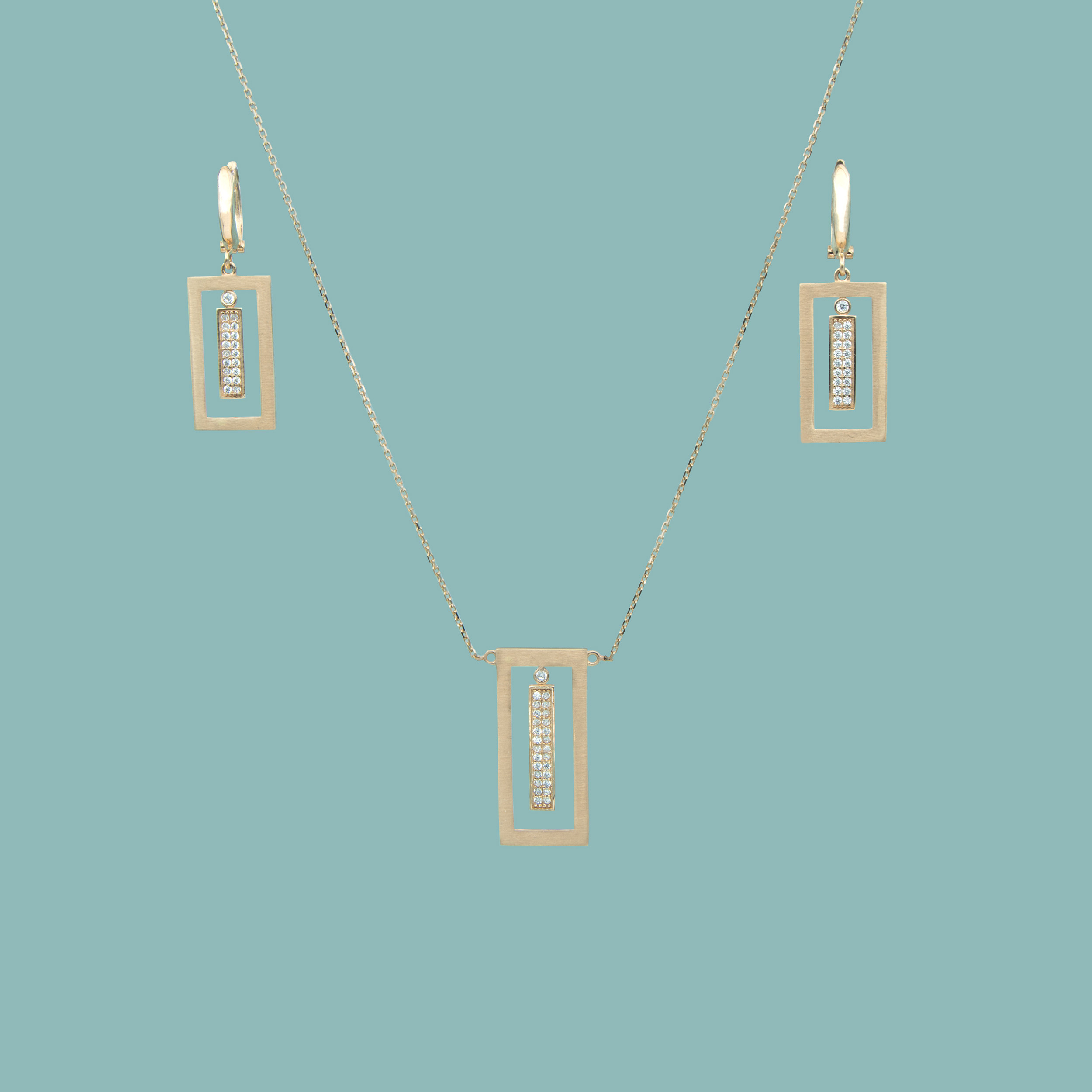 نیم ست طلا 18 عیار زنانه طلای دُره مطلبی و مراتی مدل مینیاتور نیم ست طلا 18 عیار زنانه طلای دُره مطلبی و مراتی مدل مینیاتور