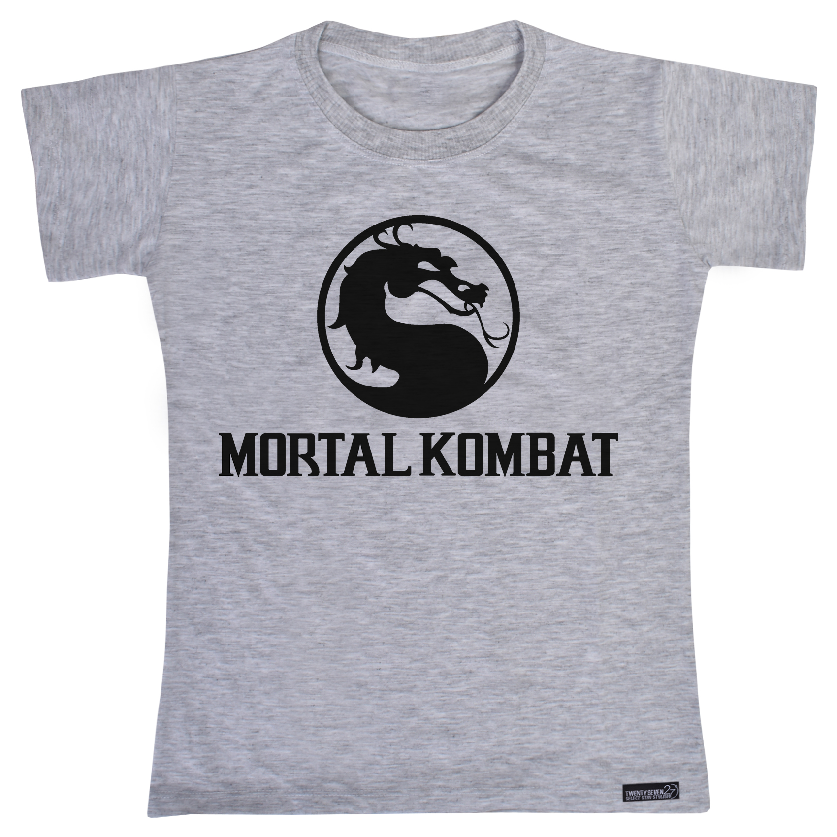 تی شرت آستین کوتاه دخترانه 27 مدل Mortal Kombat1 کد MH109