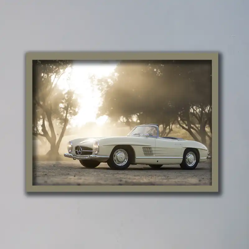 تابلو مدل ماشین مرسدس بنز کلاسیک کد LA-G10240