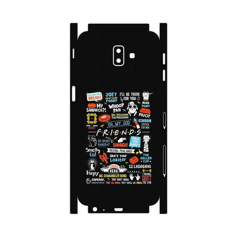 برچسب پوششی ماهوت مدل Friends 2-FullSkin مناسب برای گوشی موبایل سامسونگ Galaxy J6 Plus