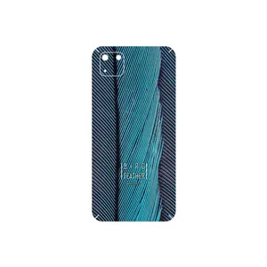 MAHOOT Turquoise feathers Cover Sticker for Huawei Y5p