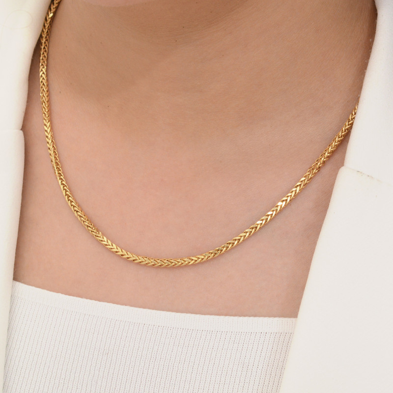 زنجیر طلا 18 عیار زنانه طلای مستجابی مدل میرو ضخیم کد Z50 زنجیر طلا 18 عیار زنانه طلای مستجابی مدل میرو ضخیم کد Z50