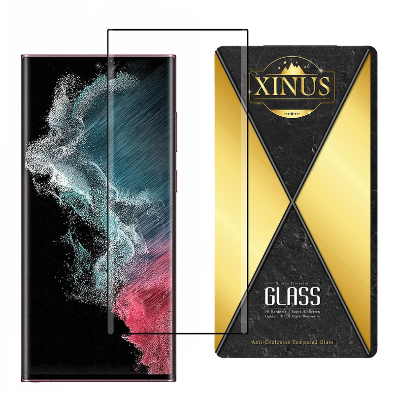 محافظ صفحه نمایش ژینوس مدل EDGS0.18X مناسب برای گوشی موبایل سامسونگ Galaxy S22 Ultra 5G