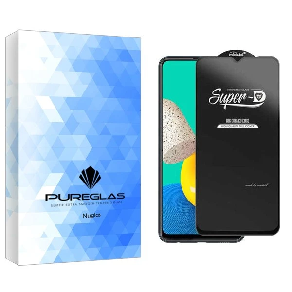 محافظ صفحه نمایش پیور گلس مدل NueGlas SuperD مناسب برای گوشی موبایل سامسونگ Galaxy M32