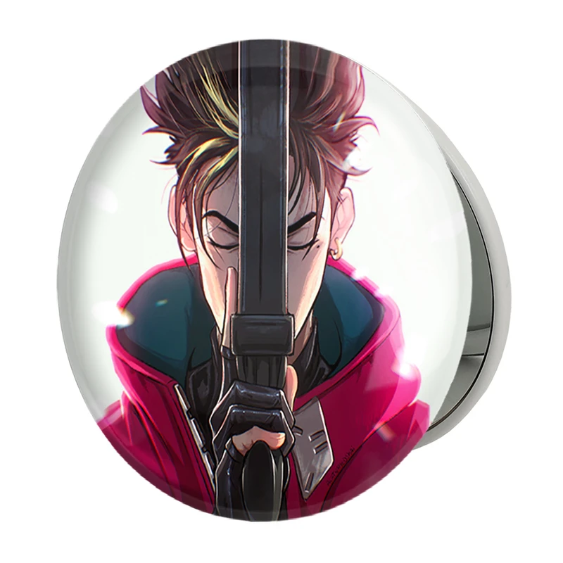 آینه جیبی خندالو طرح وش انیمه تریگان (Trigun) مدل تاشو کد 36265