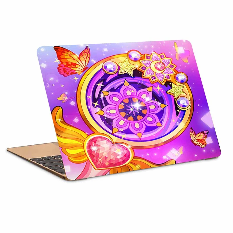 استیکر لپ تاپ طرح نقاشی فانتزی  کد P-1450 مناسب برای لپ تاپ 15 تا 17 اینچ