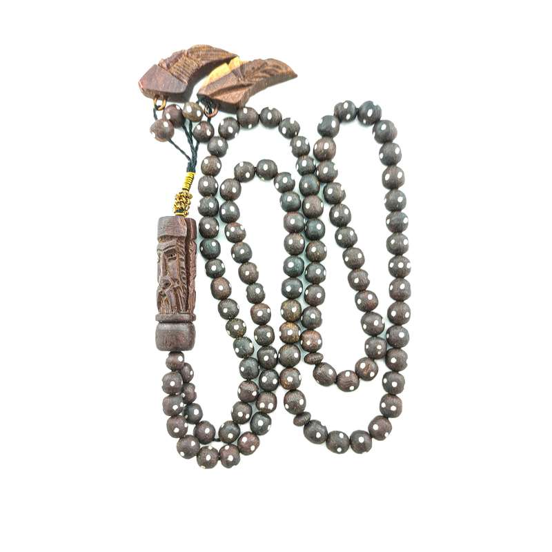 تسبیح مدل چوب عناب درویش کد ANNABGHAL101