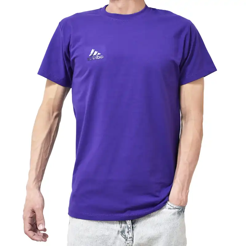 تی شرت ورزشی مردانه مدل کلاسیک رنگ بنفش