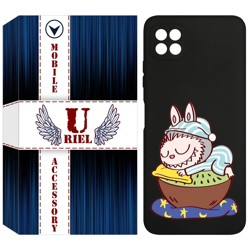 کاور یوریل قاب مدل KSH کد 127 طرح عروسک لبوبو مناسب برای گوشی موبایل سامسونگ Galaxy A22 5G