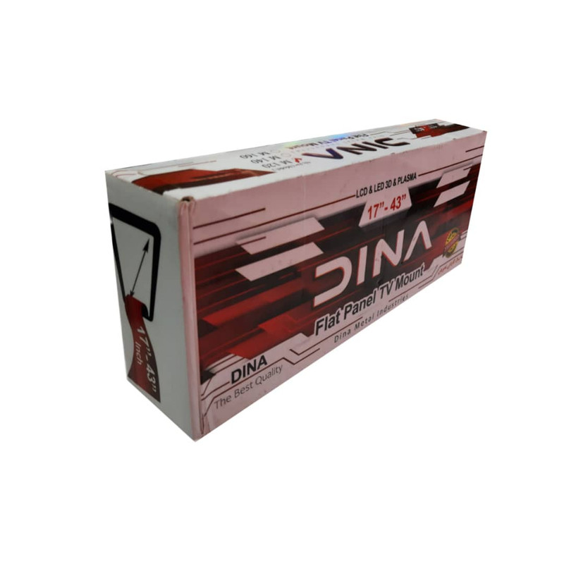 پایه دیواری دینا مدل P98 مناسب برای تلوزیون 17 تا 43 اینچ