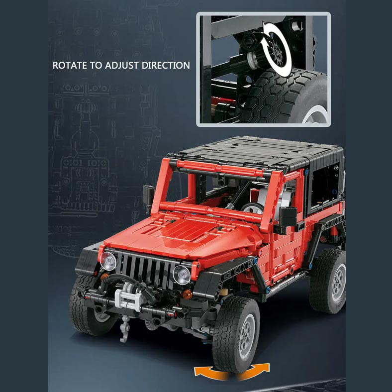 ساختنی دکول مدل جیپ رانگلر