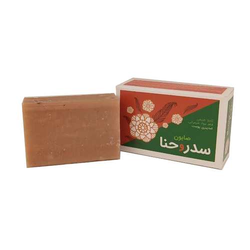 صابون شستشو ایران گیاه مدل سدر و حنا وزن 100 گرم