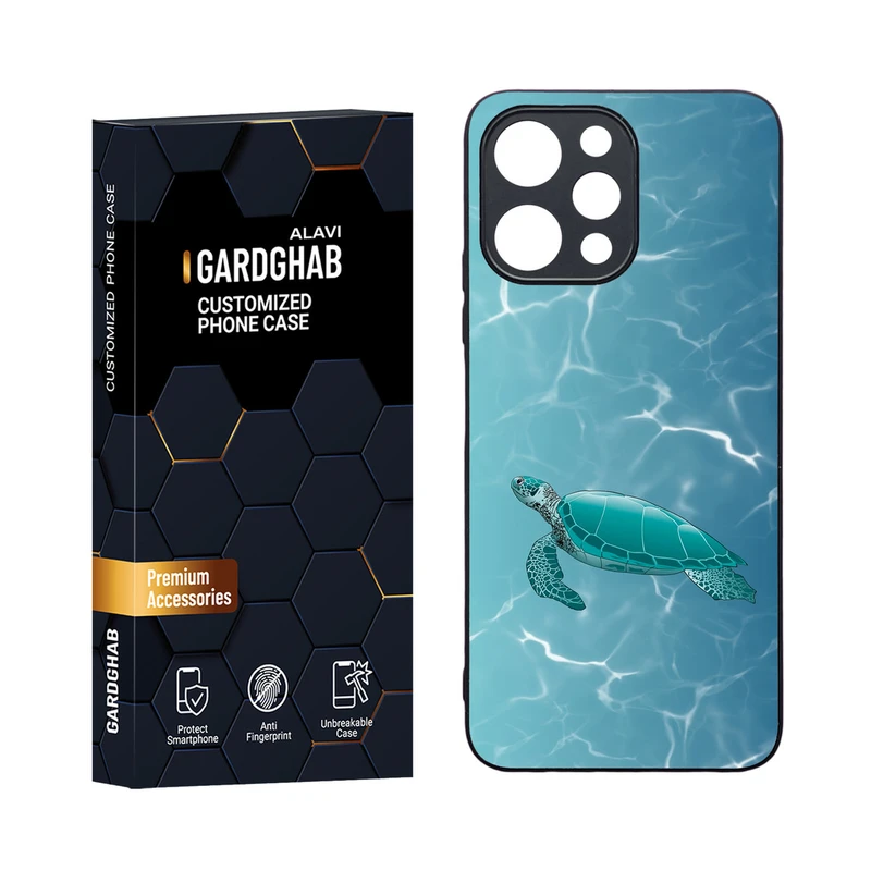 کاور گارد قاب مدل دورژله ای منظره و طبیعت مناسب برای گوشی موبایل شیائومی Redmi 12 4G / 5G