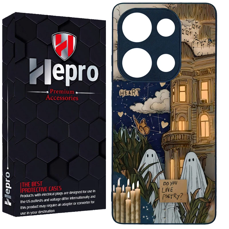 کاور هپرو طرح فانتزی مدل TPU مناسب برای گوشی موبایل شیائومی Poco M6 Pro 4G